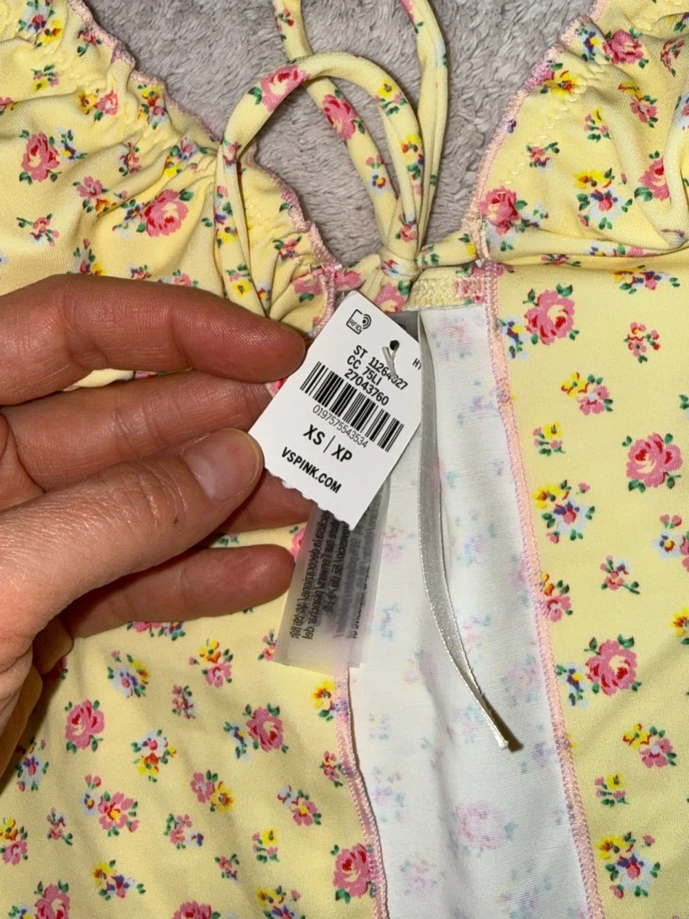 Frankies Bikinis yellow floral